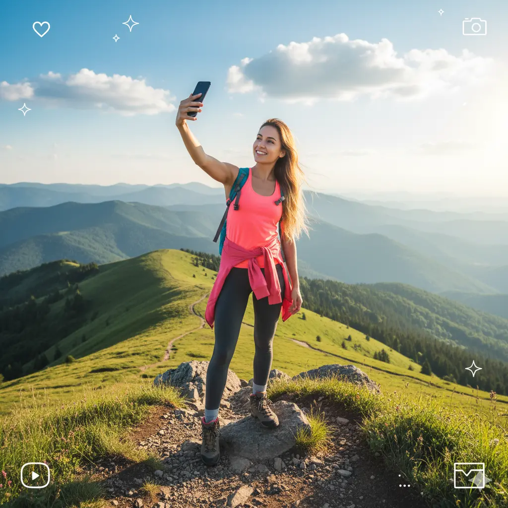  Hiking Selfie Captions for Instagram