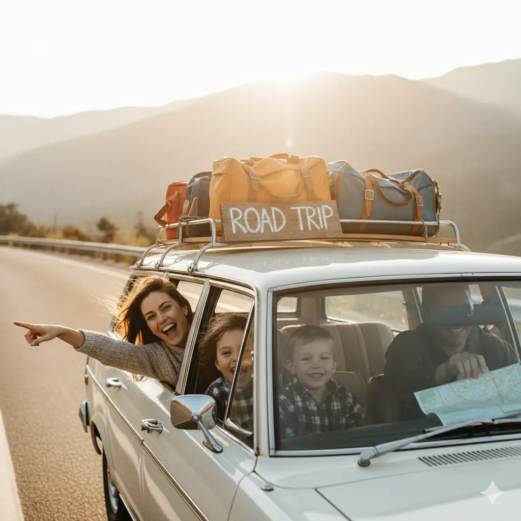 Road Trip Family Captions for Instagram