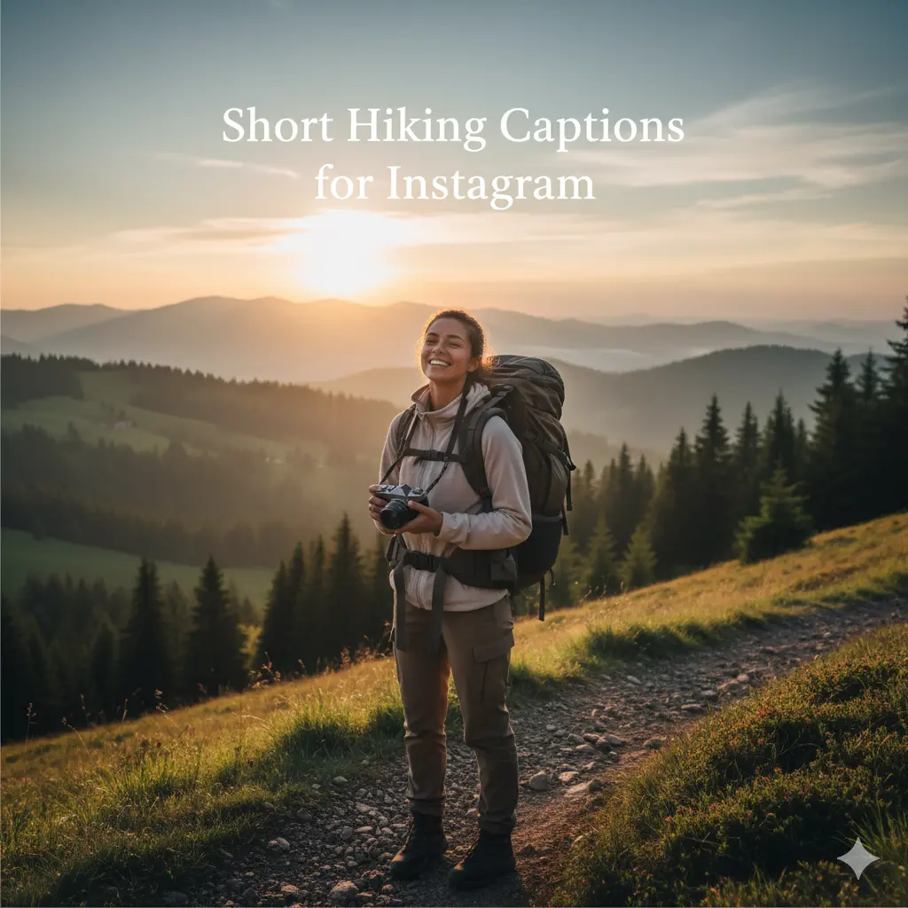 Short Hiking Captions for Instagram