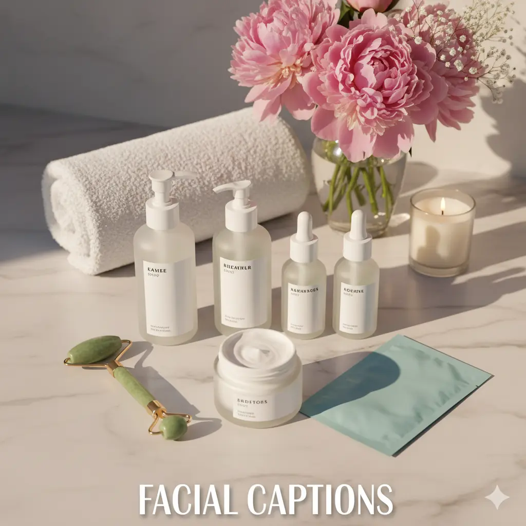 Skincare Routine Facial Captions
