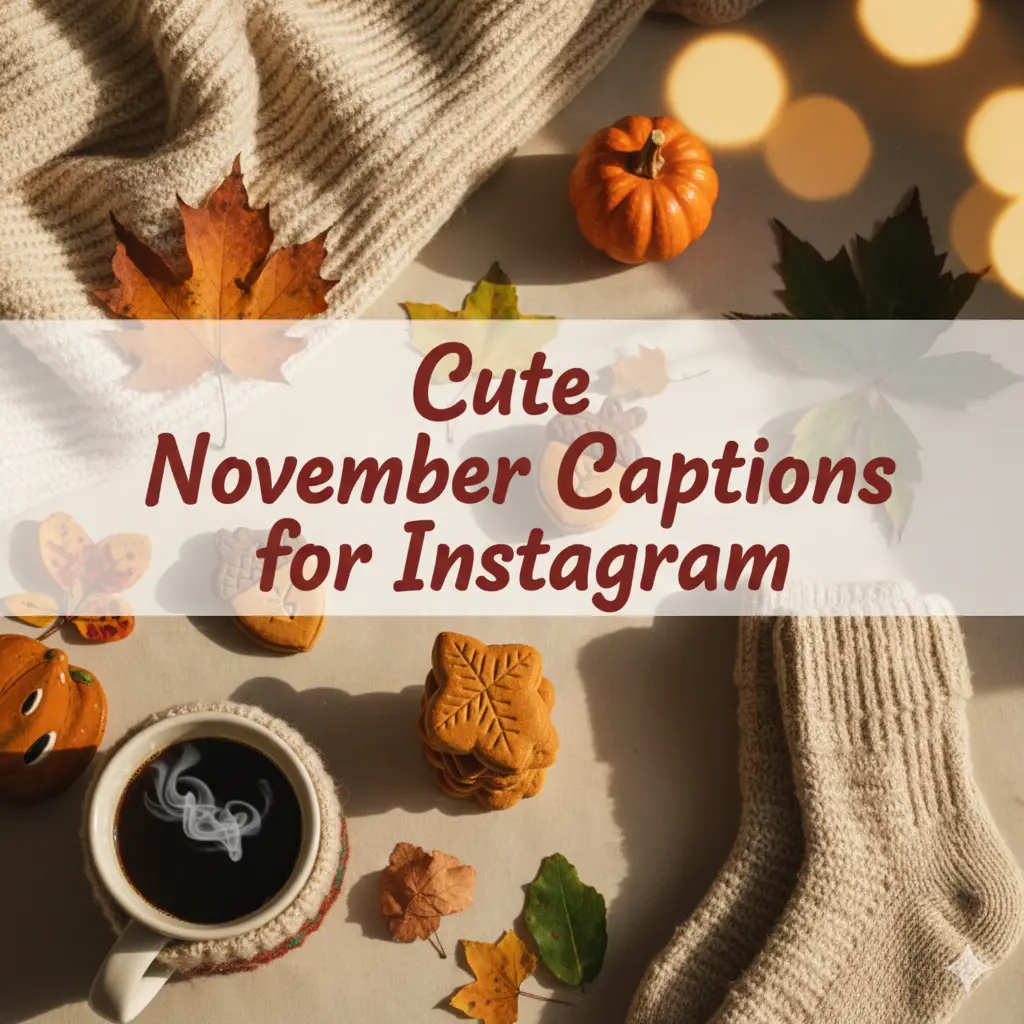 Cute November Captions for Instagram