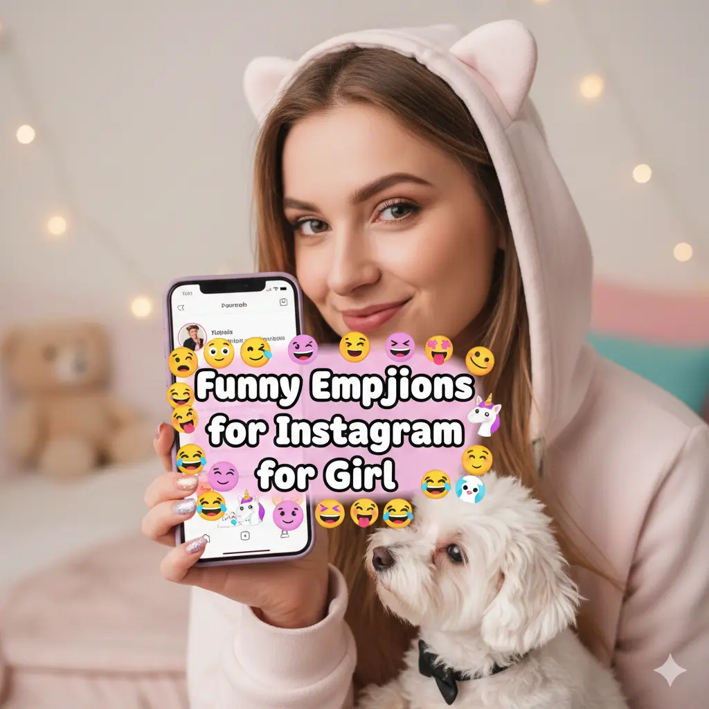 Funny Emoji Captions for Instagram for Girl