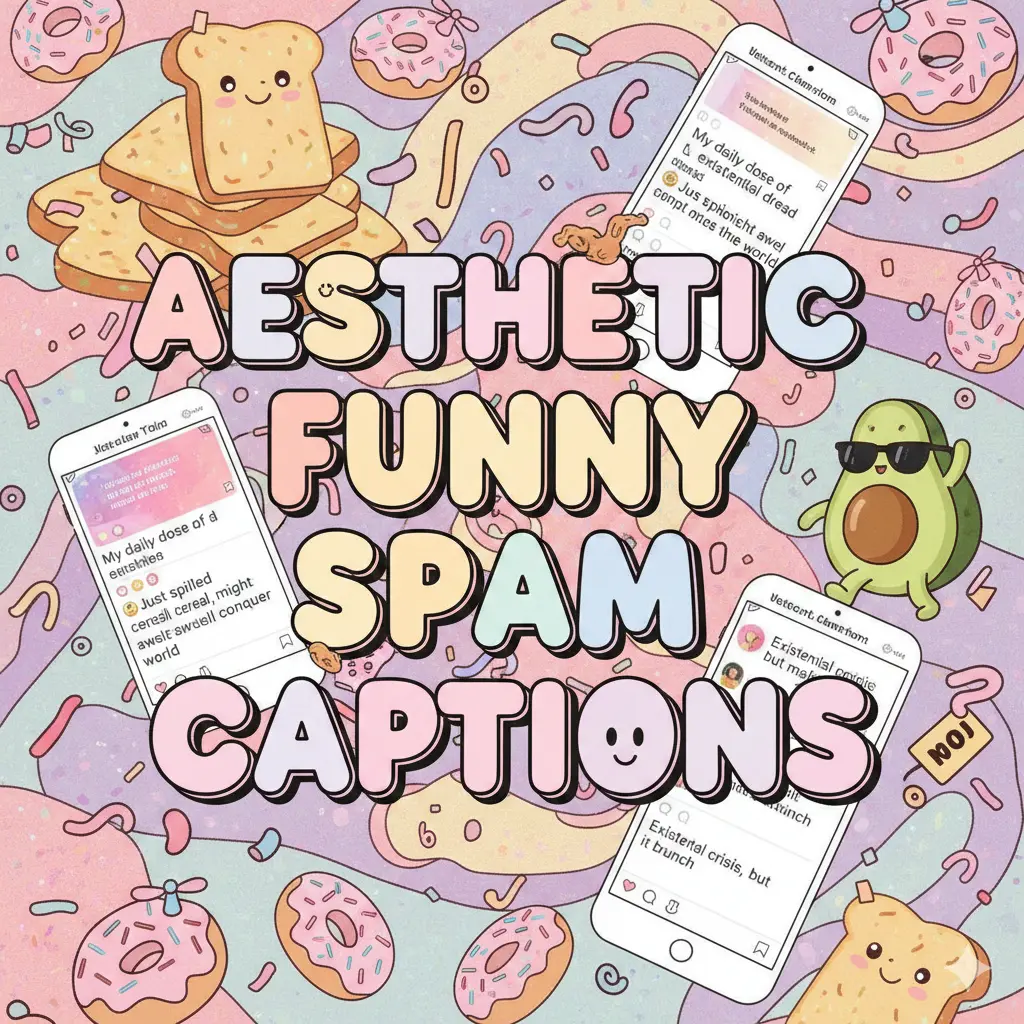 Aesthetic Funny Spam Captions 