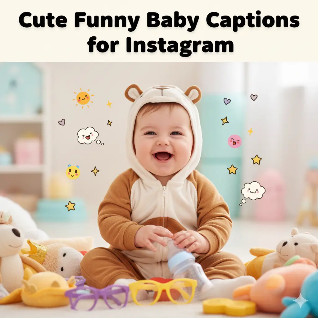 Cute Funny Baby Captions for Instagram 