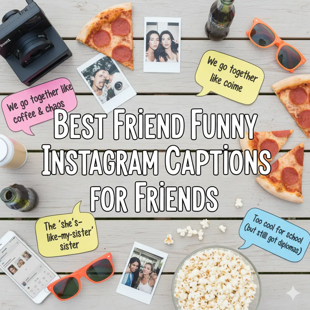 Best Friend Funny Instagram Captions for Friends