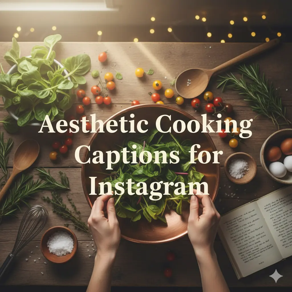 Aesthetic Cooking Captions for Instagram