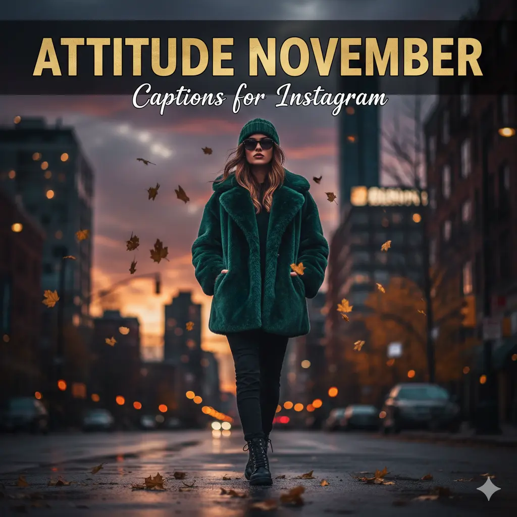 Attitude November Captions for Instagram