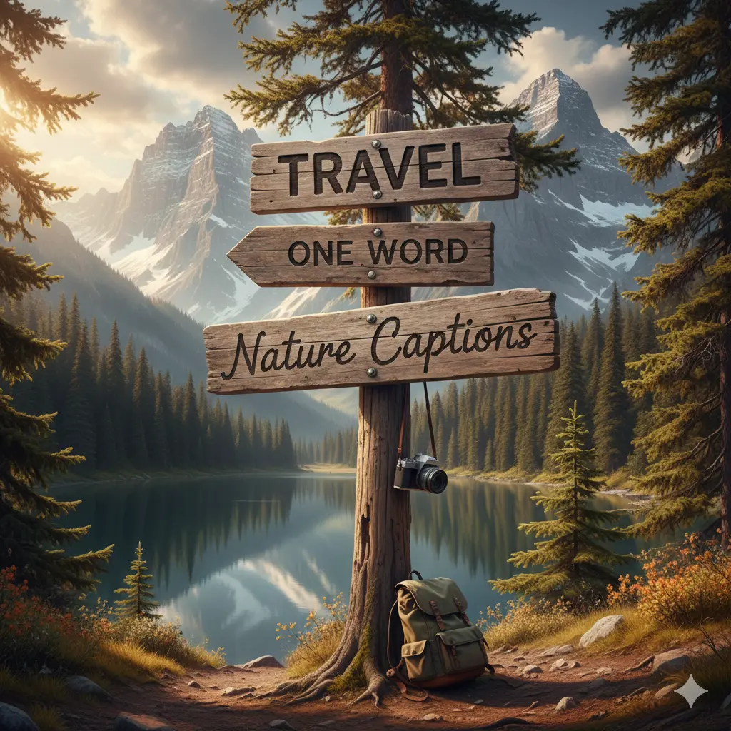 Travel One Word Nature Captions