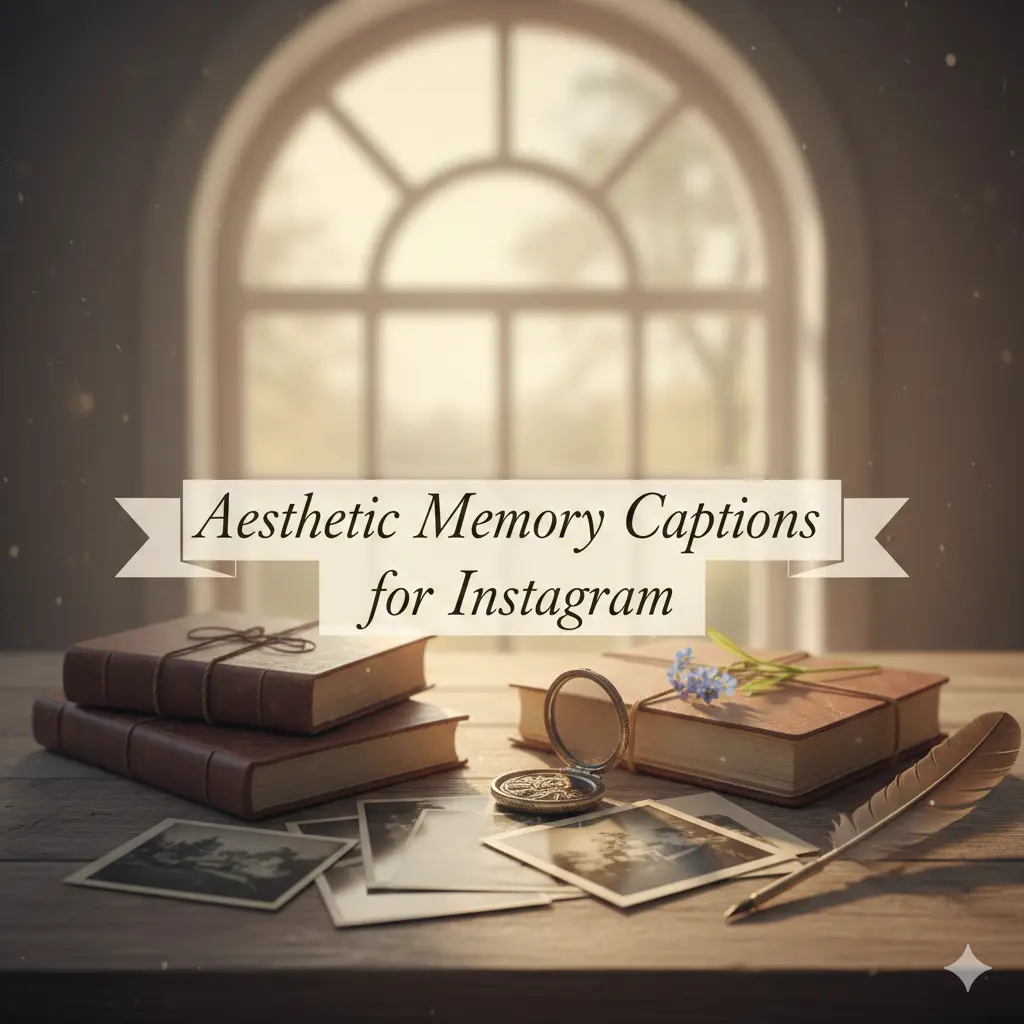 Aesthetic Memory Captions for Instagram