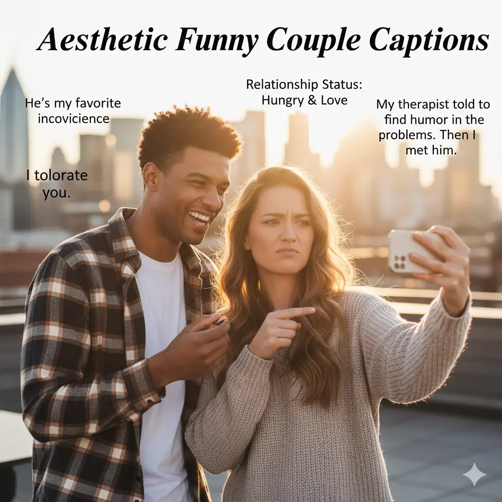 Aesthetic Funny Couple Captions