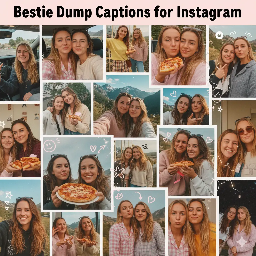 Bestie Dump Captions for Instagram