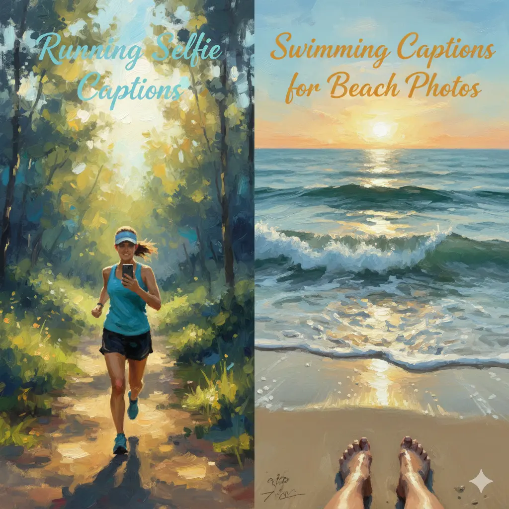Swimming Captions for Beach Photos