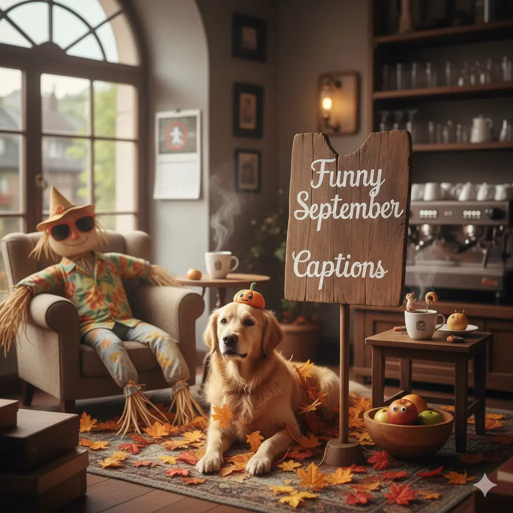 Funny September Captions 