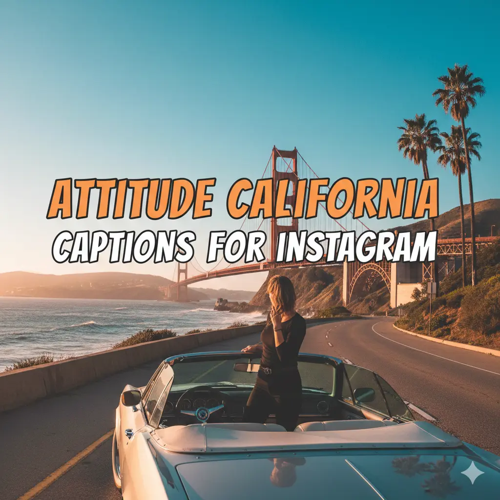  Attitude California Captions for Instagram