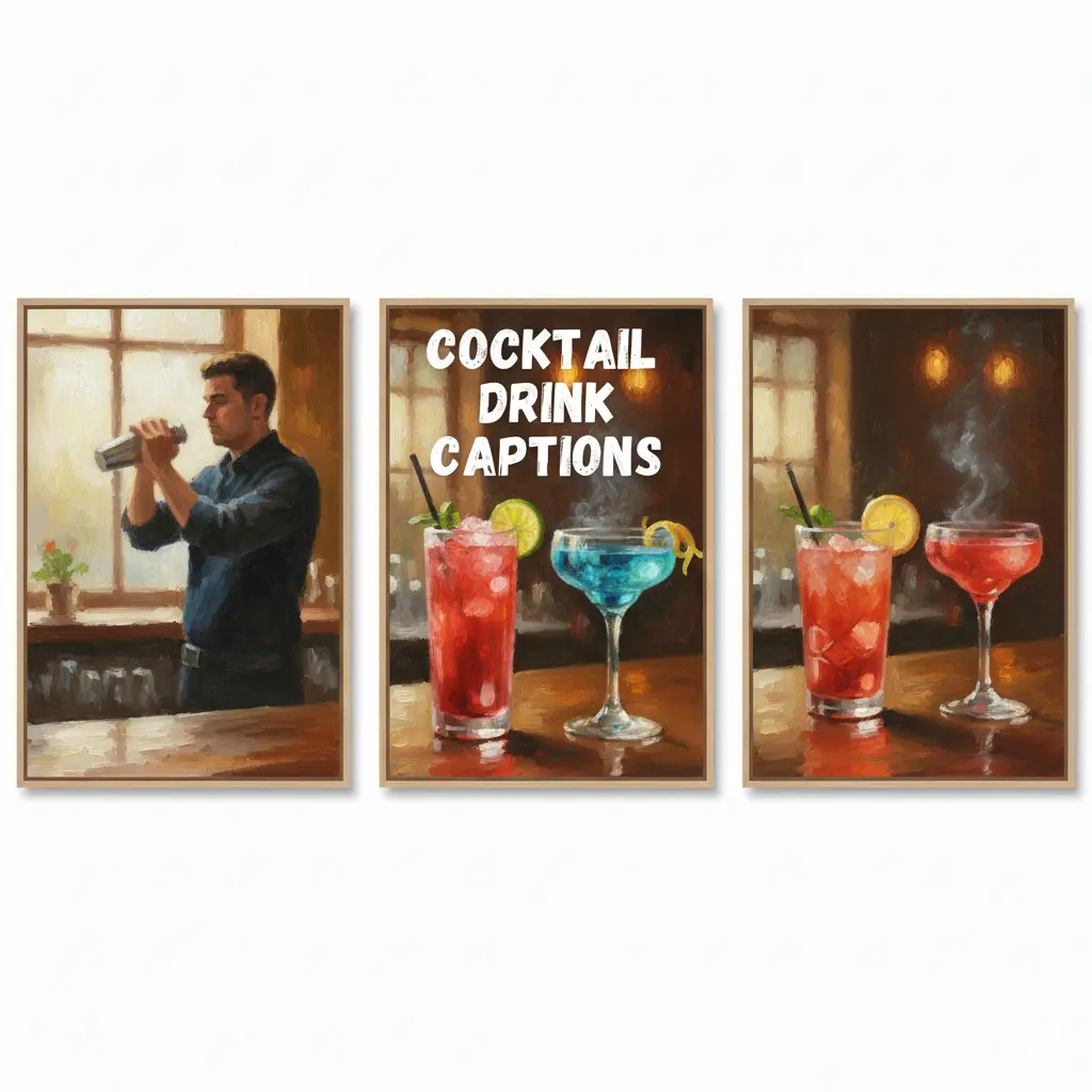 Cocktail Drink Captions