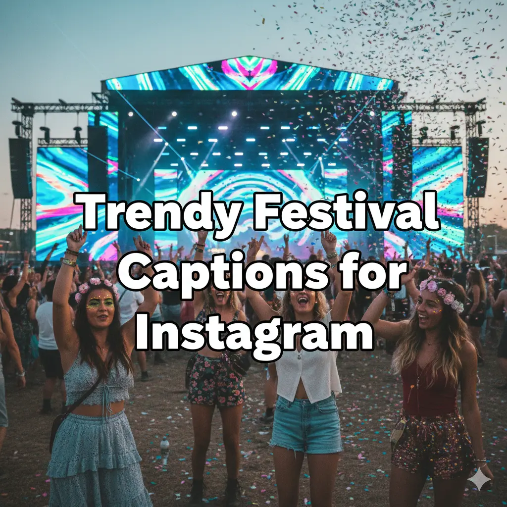 Trendy Festival Captions for Instagram