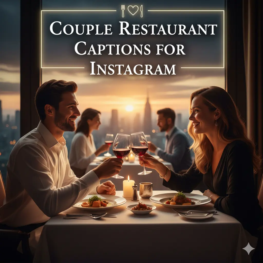Couple Restaurant Captions for Instagram
