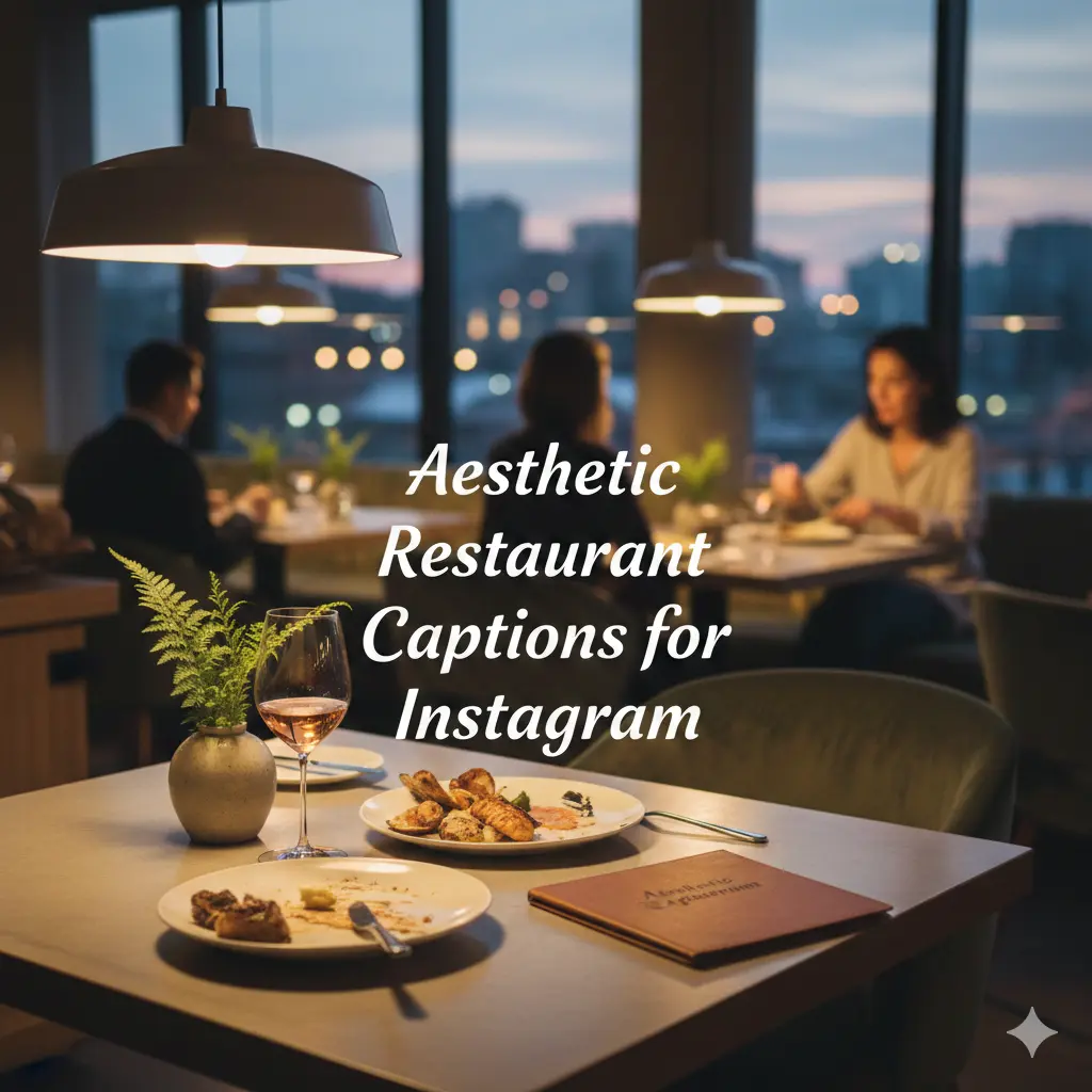 Aesthetic Restaurant Captions for Instagram