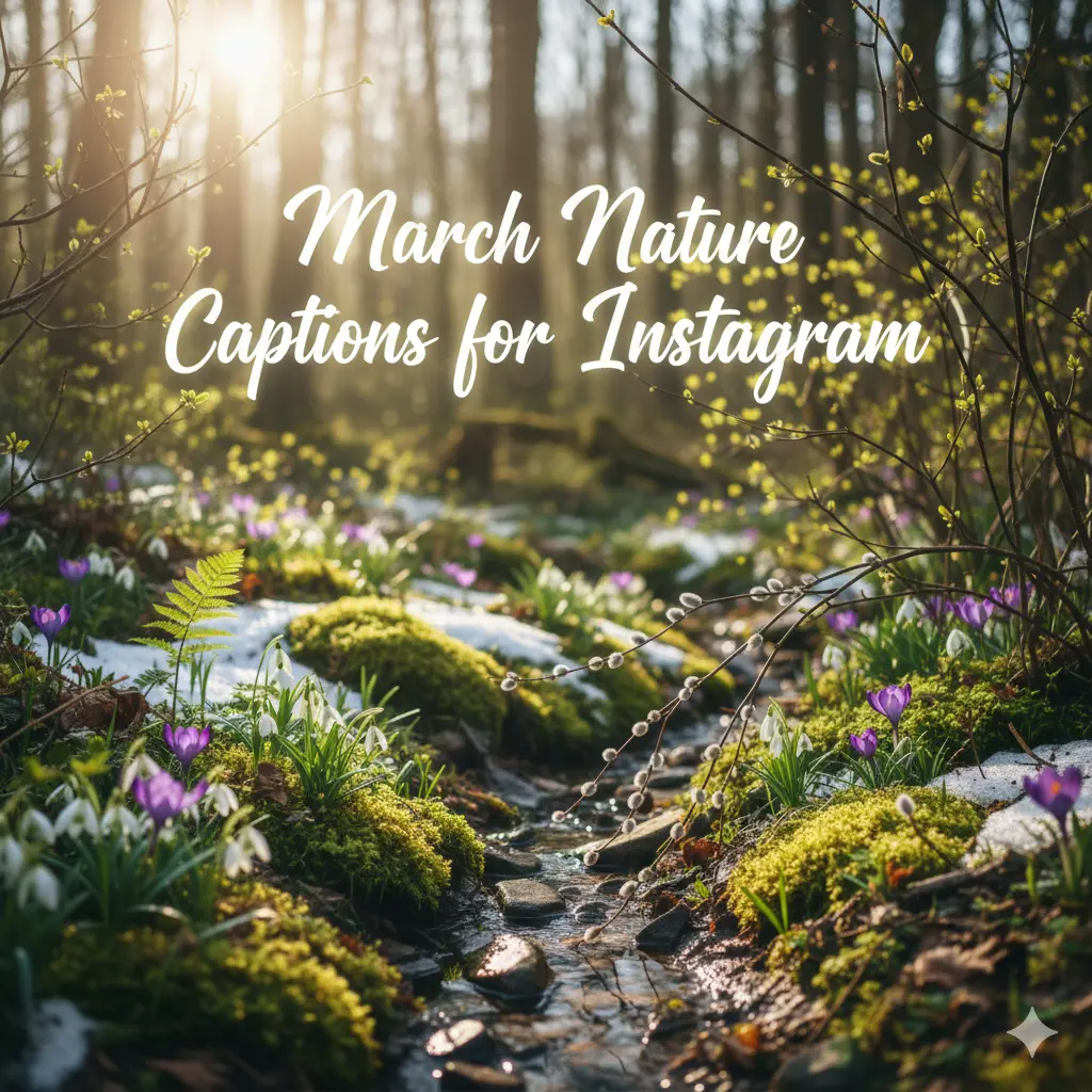  March Nature Captions for Instagram