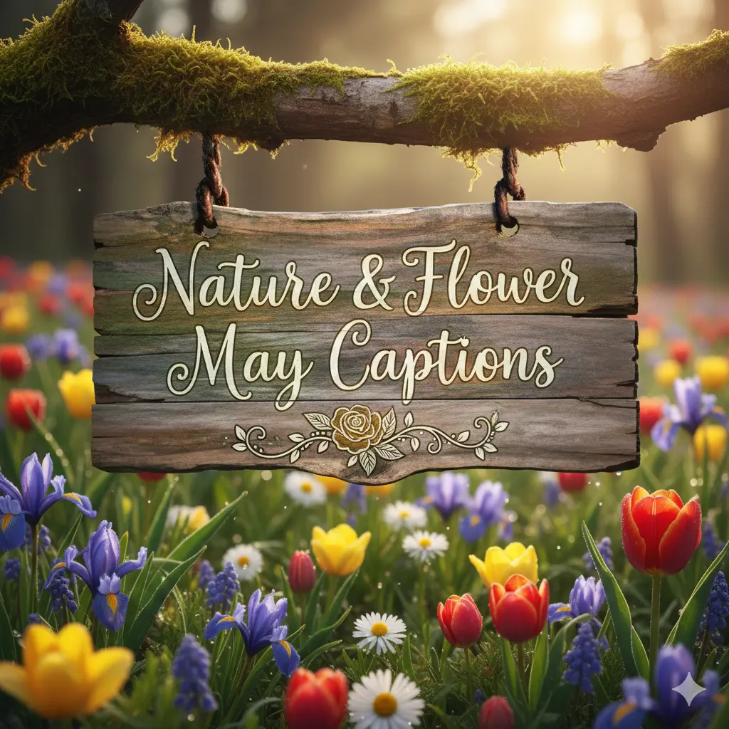 Nature & Flower May Captions