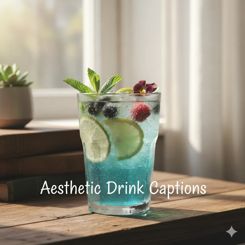 Aesthetic Drink Captions