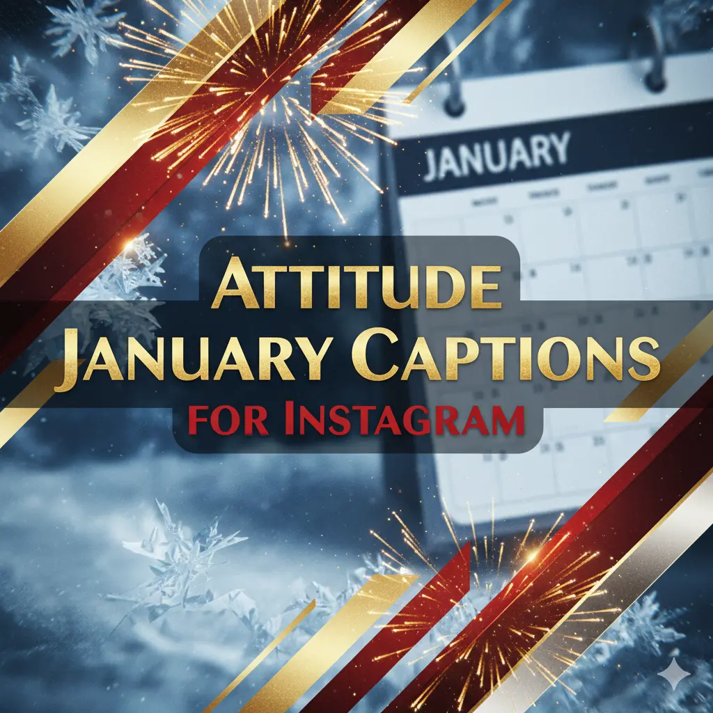 Attitude January Captions for Instagram