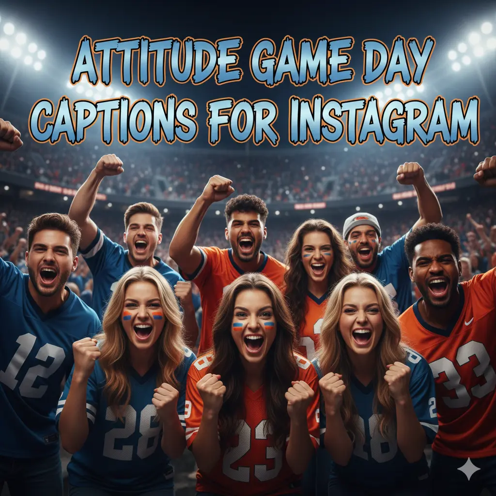 Attitude Game Day Captions for Instagram