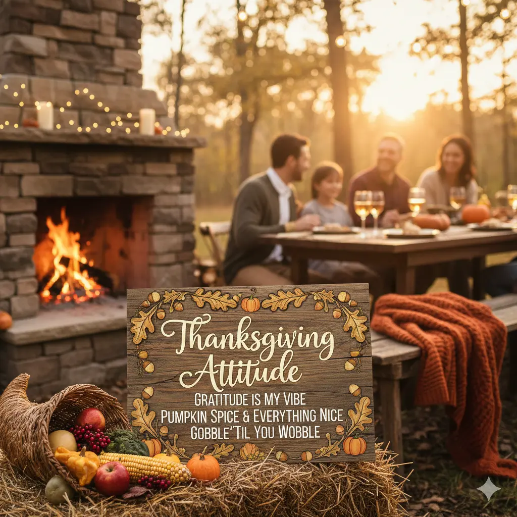 Thanksgiving Attitude Captions