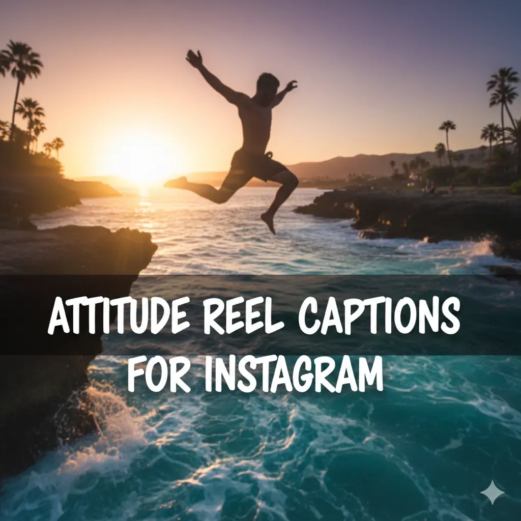 Attitude Reel Captions for Instagram 