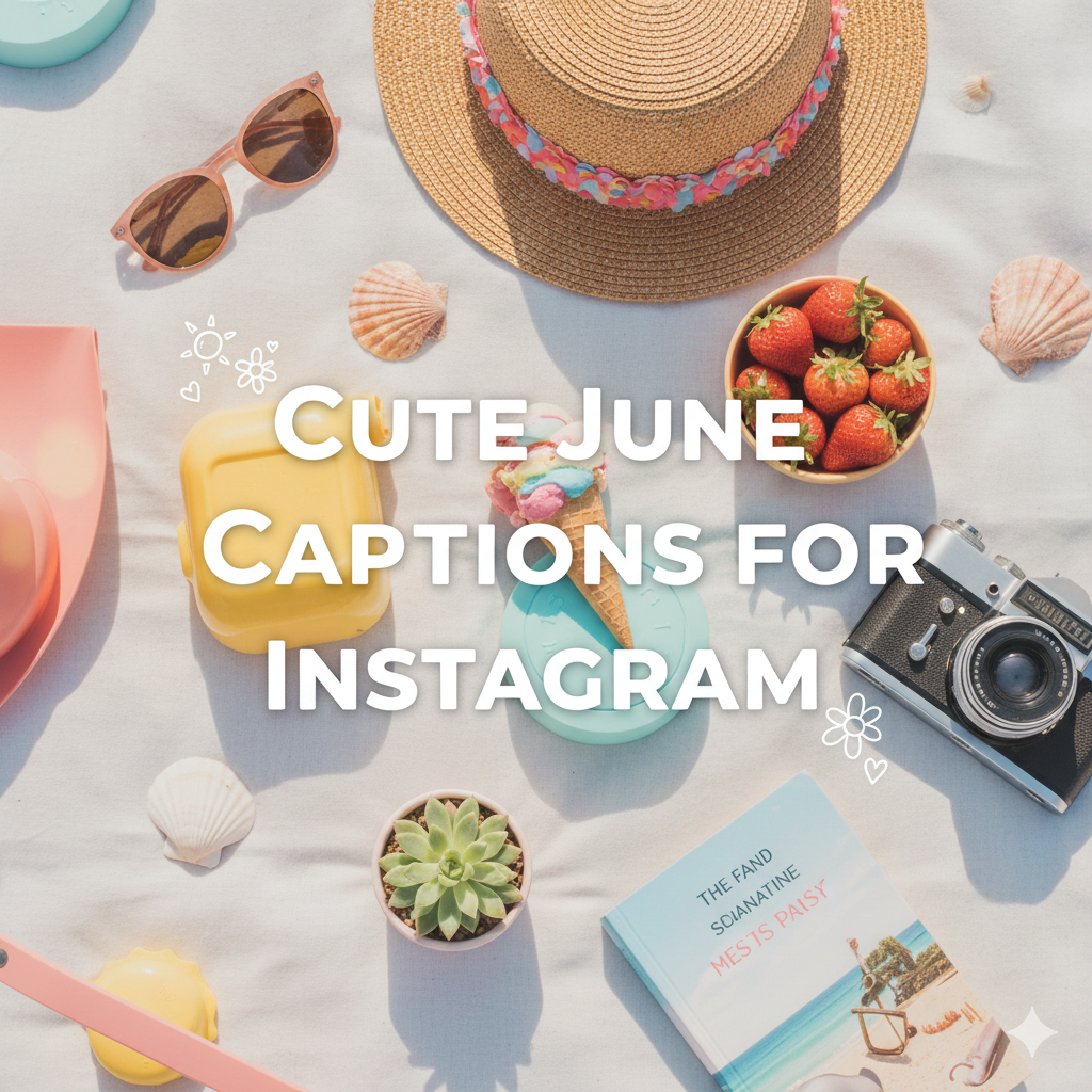 Cute June Captions for Instagram