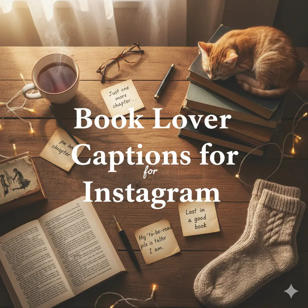  Book Lover Captions for Instagram