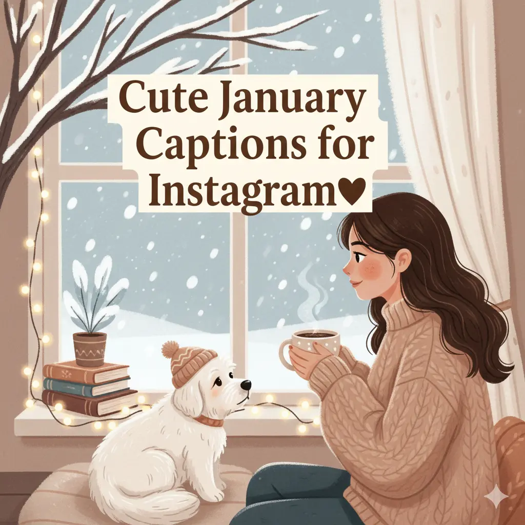  Cute January Captions for Instagram
