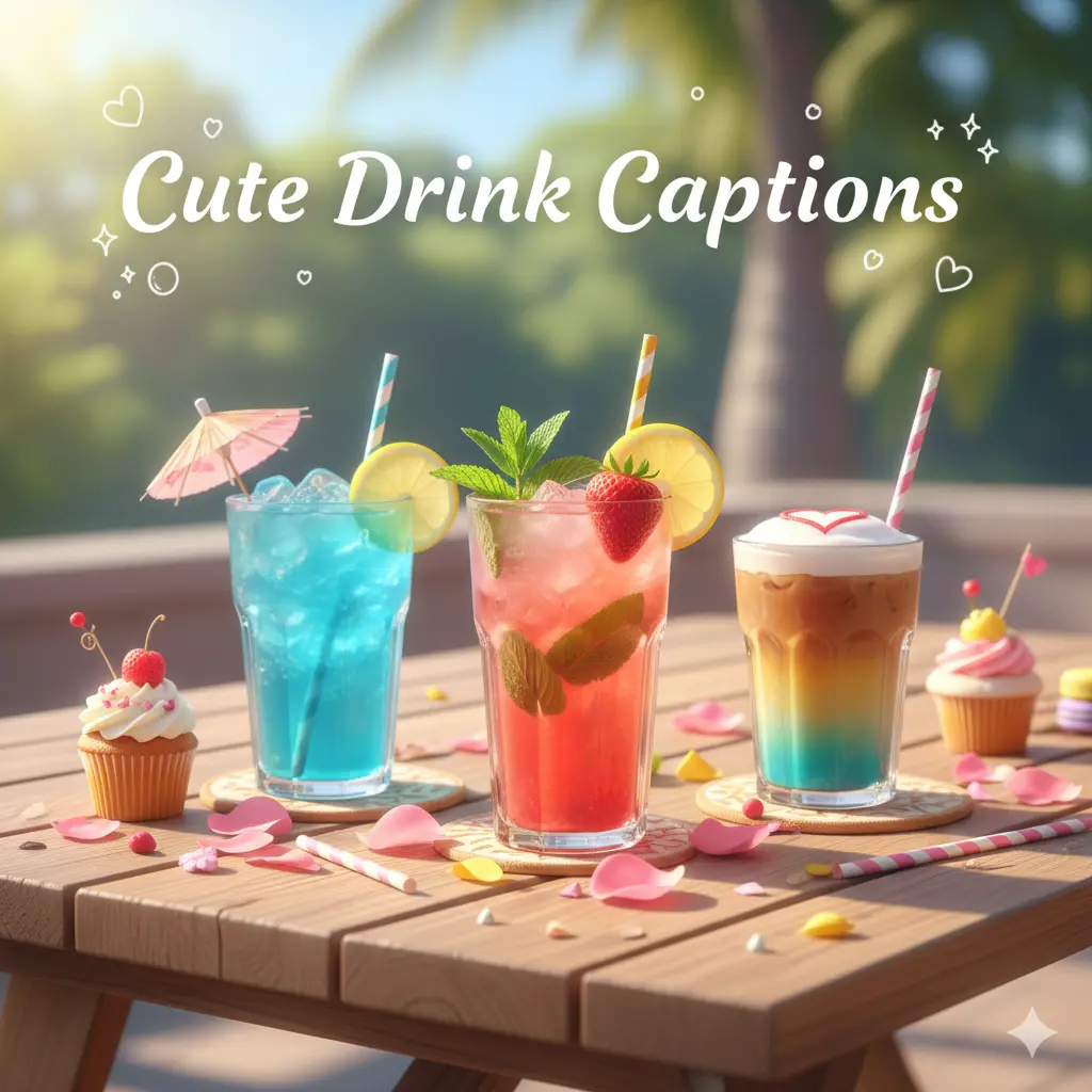 Cute Drink Captions 