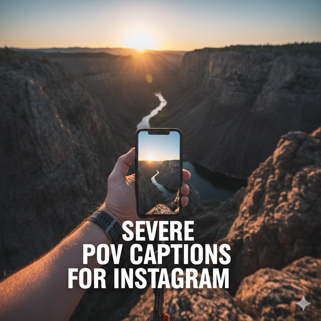 Severe POV Captions for Instagram