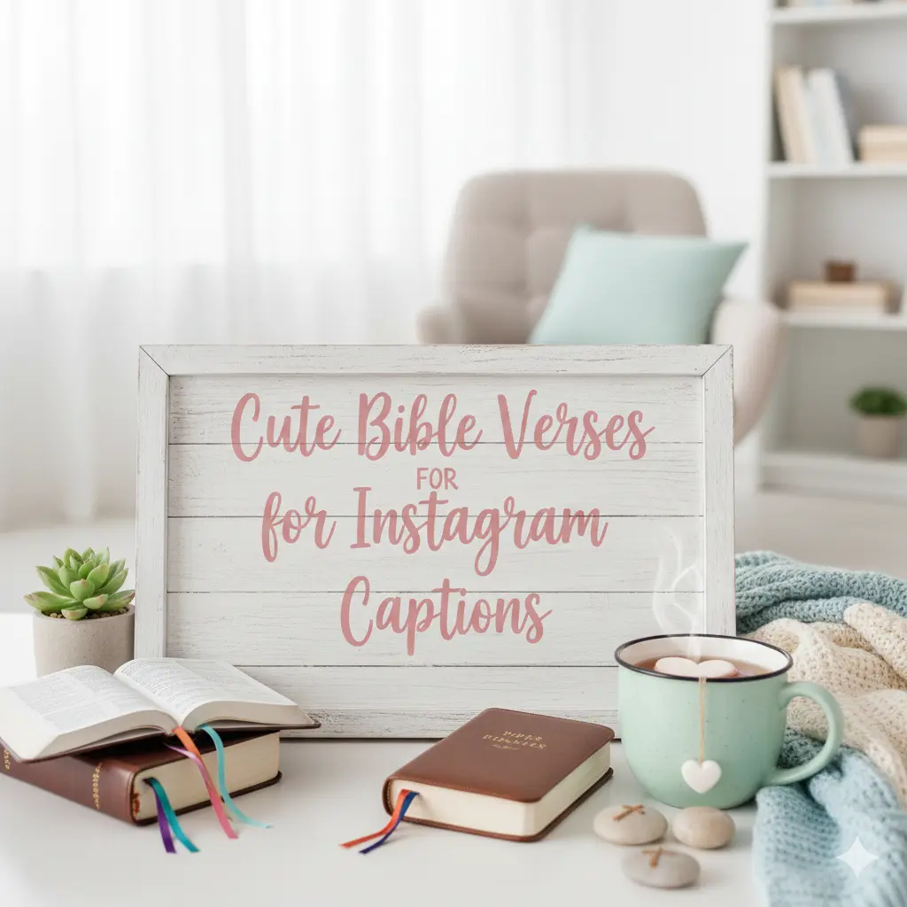 Cute Bible Verses for Instagram Captions 