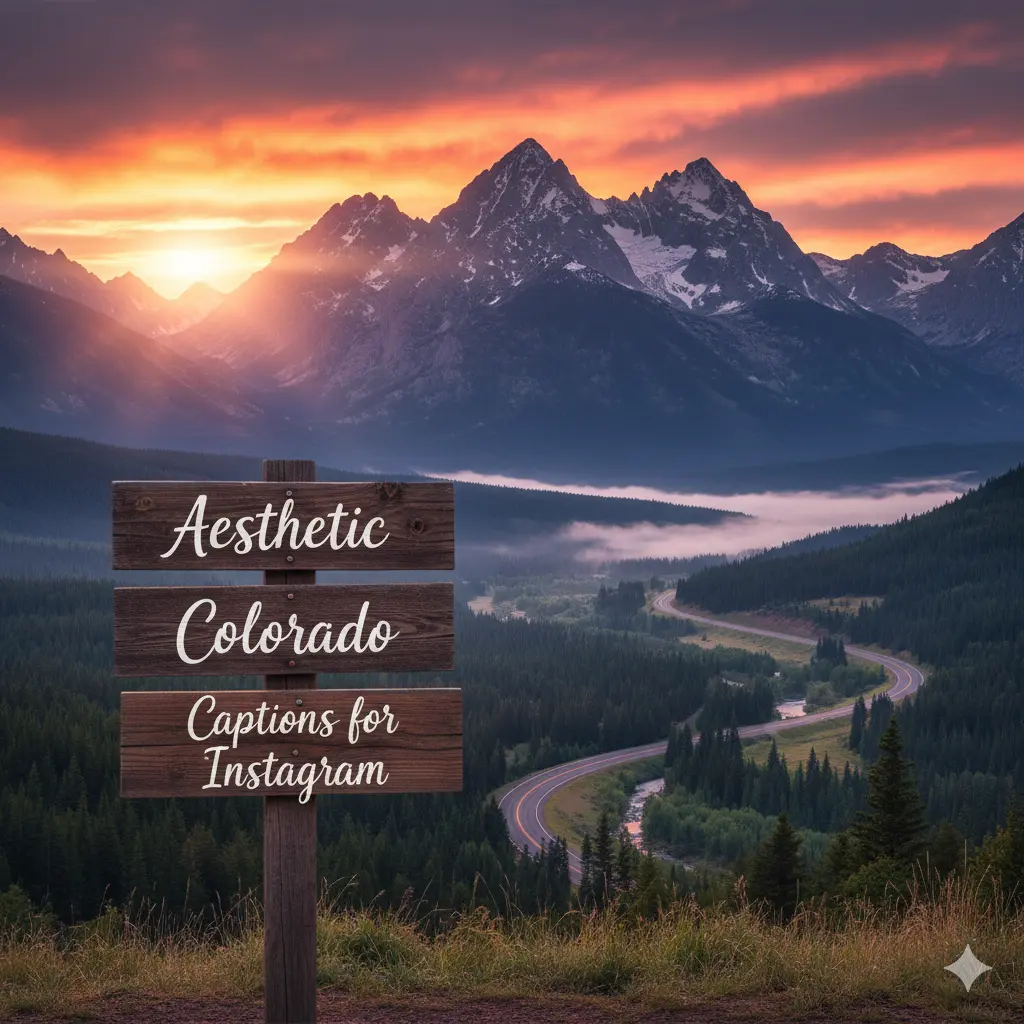 Aesthetic Colorado Captions for Instagram