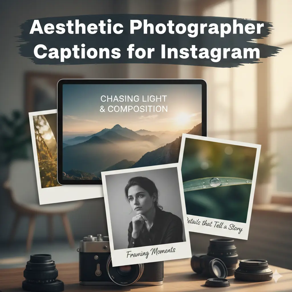  Aesthetic Photographer Captions for Instagram
