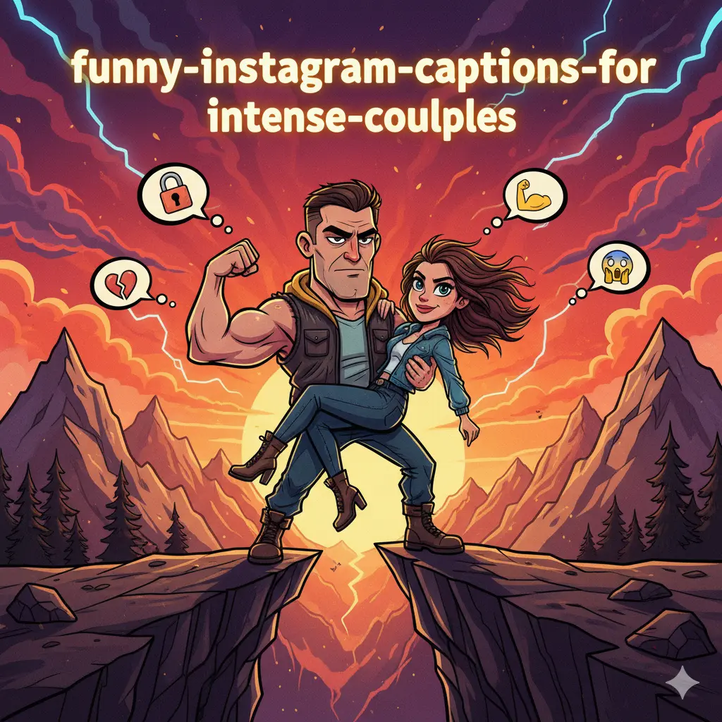 Funny Instagram Captions for Intense Couples 