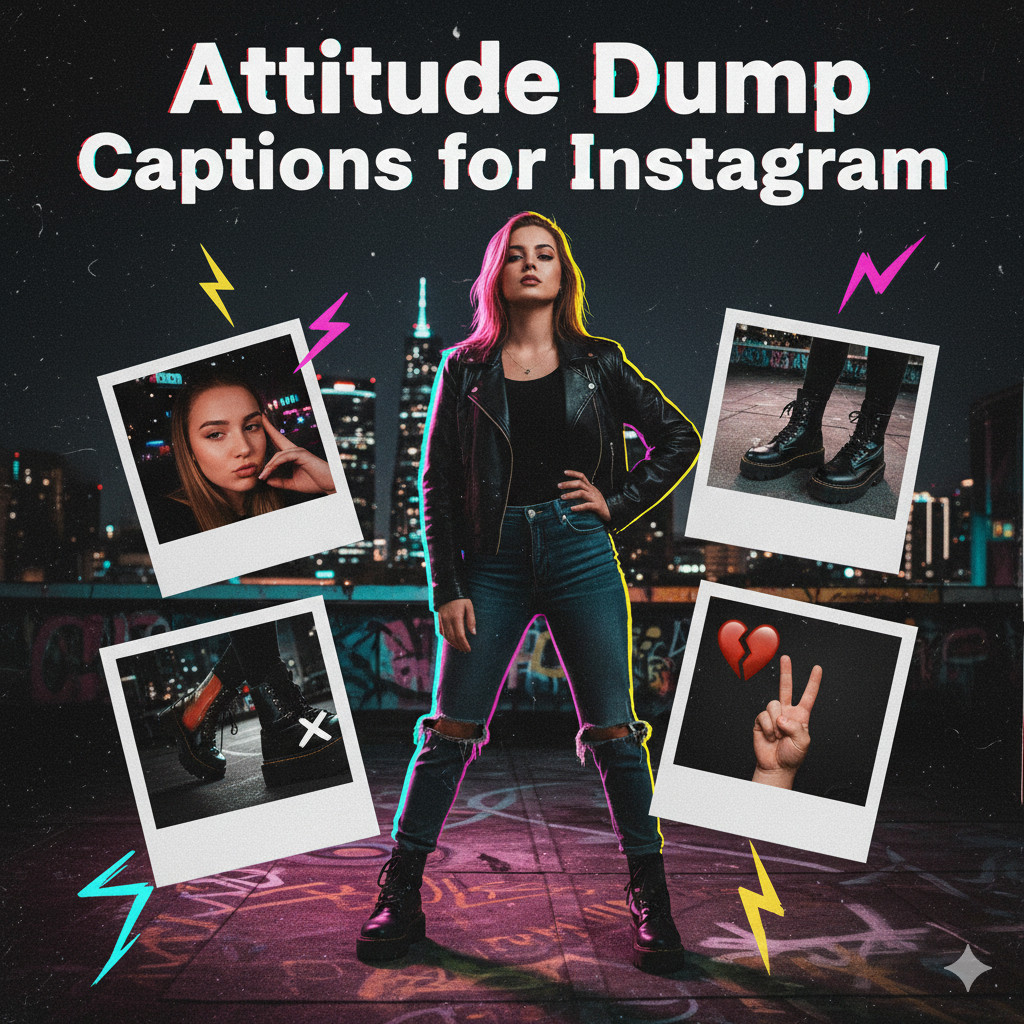 Attitude Dump Captions for Instagram