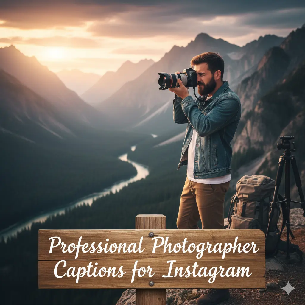 Professional Photographer Captions for Instagram