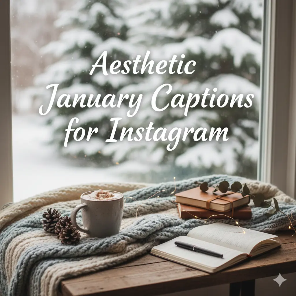 Aesthetic January Captions for Instagram