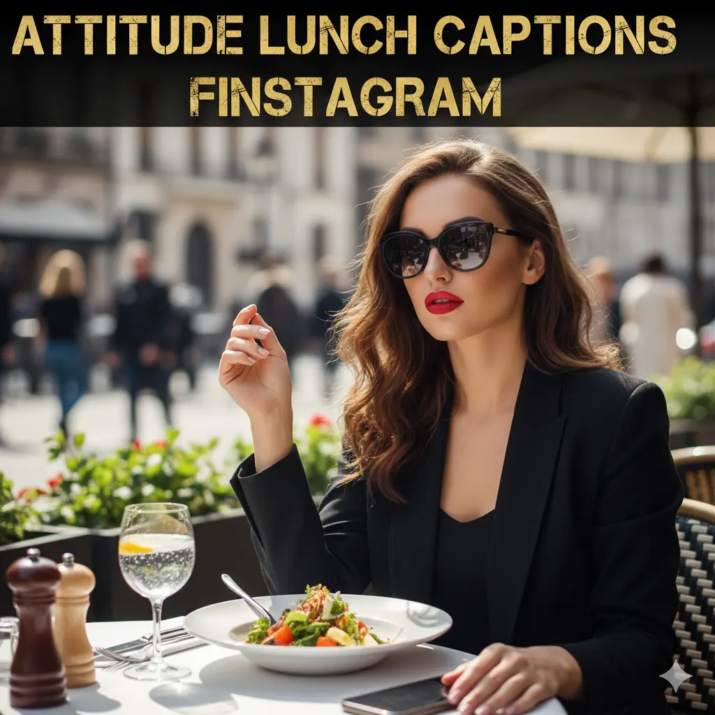 Attitude Lunch Captions for Instagram