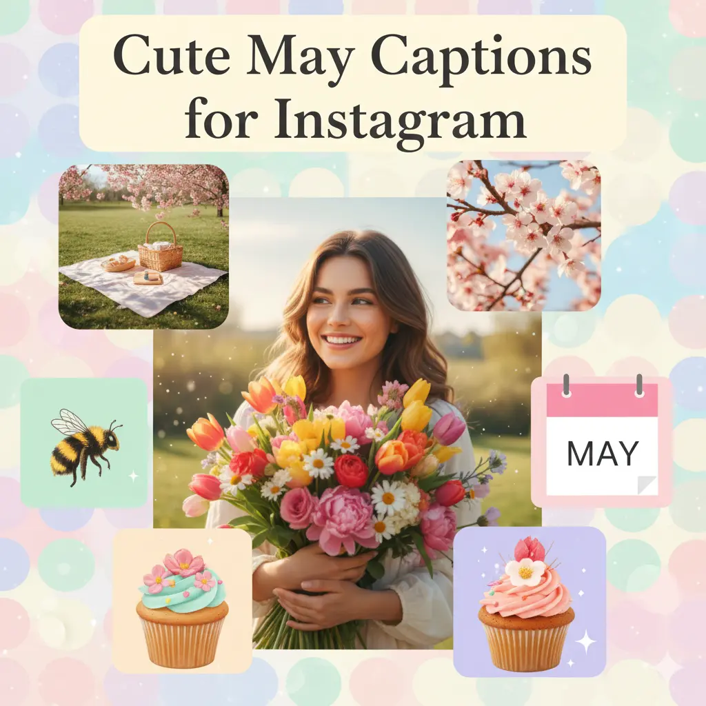  Cute May Captions for Instagram