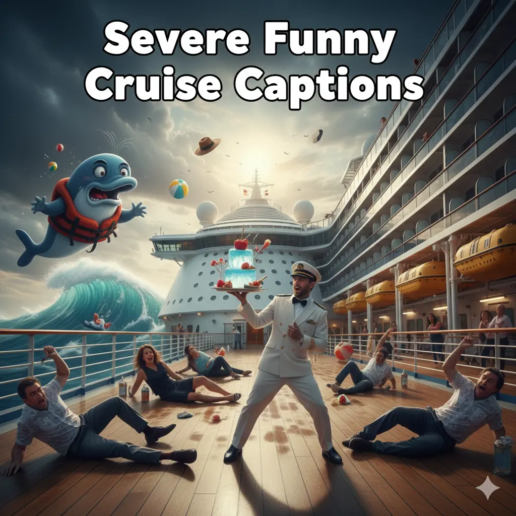 Severe  Funny Cruise Captions