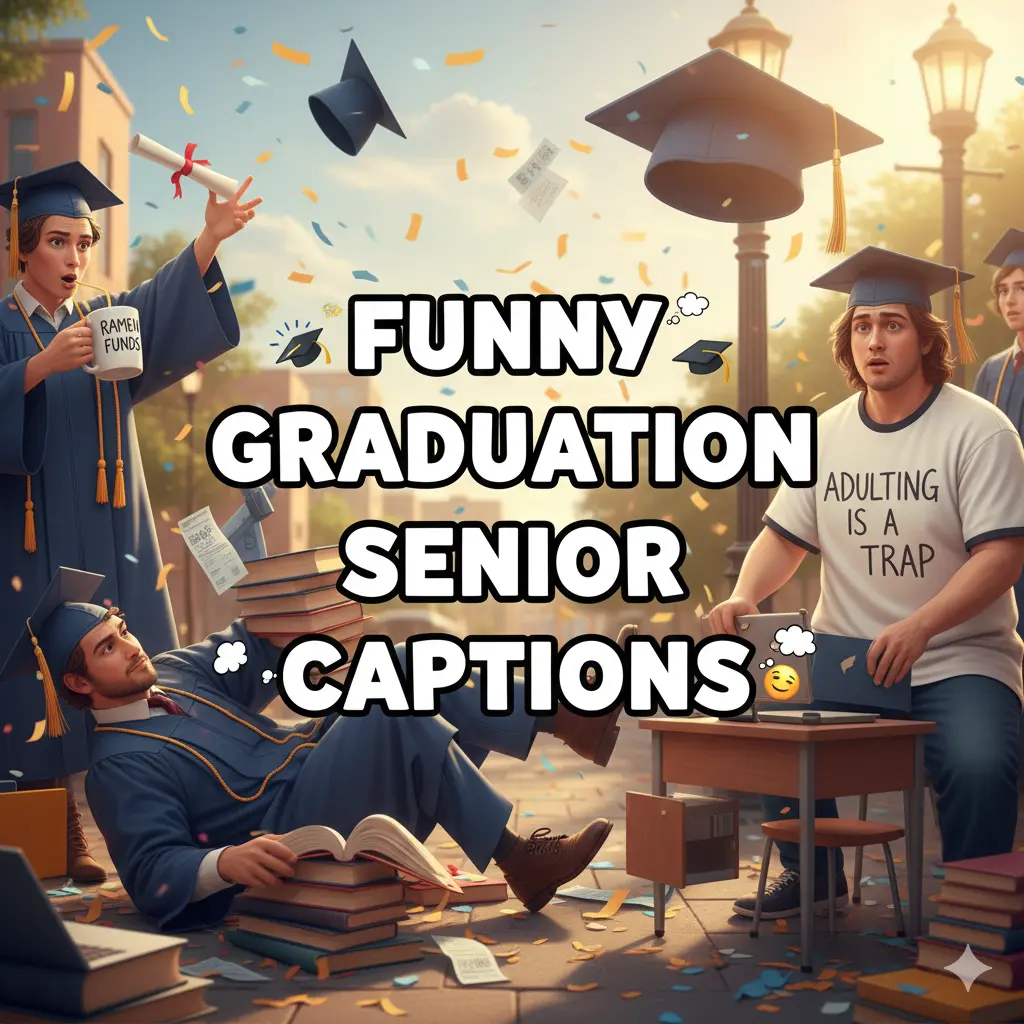  Funny Graduation Senior Captions 