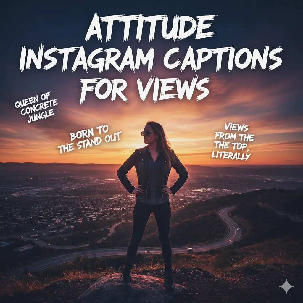  Attitude Instagram Captions for Views 