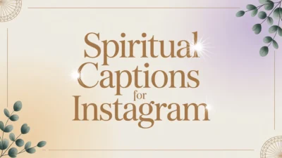 Spiritual Captions for Instagram