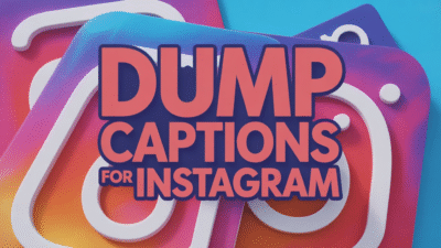 Dump Captions for Instagram