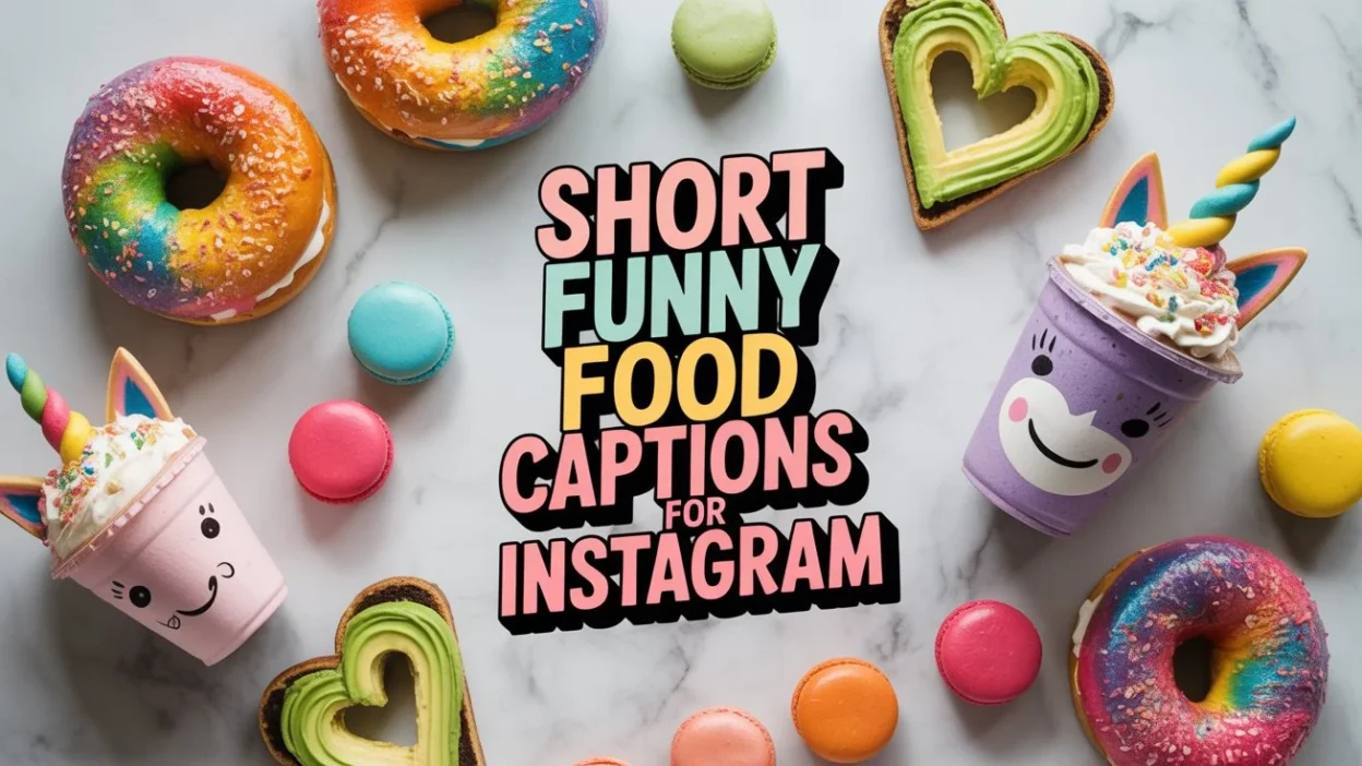 Short Funny Food Captions for Instagram