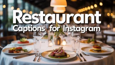 Restaurant Captions for Instagram